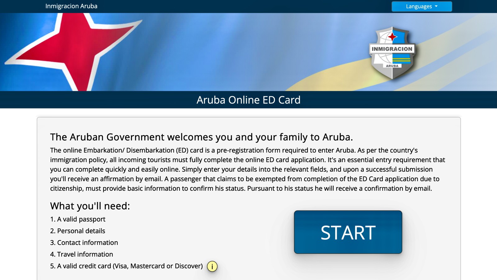 02. Digital Immigration Form - Image 1