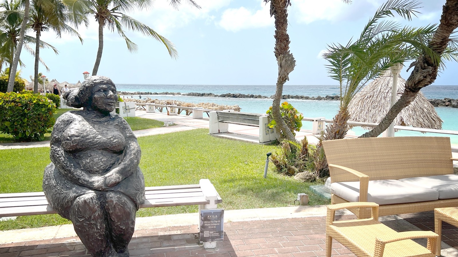 Statuesque Beauty Enjoying The Ocean - Image 1