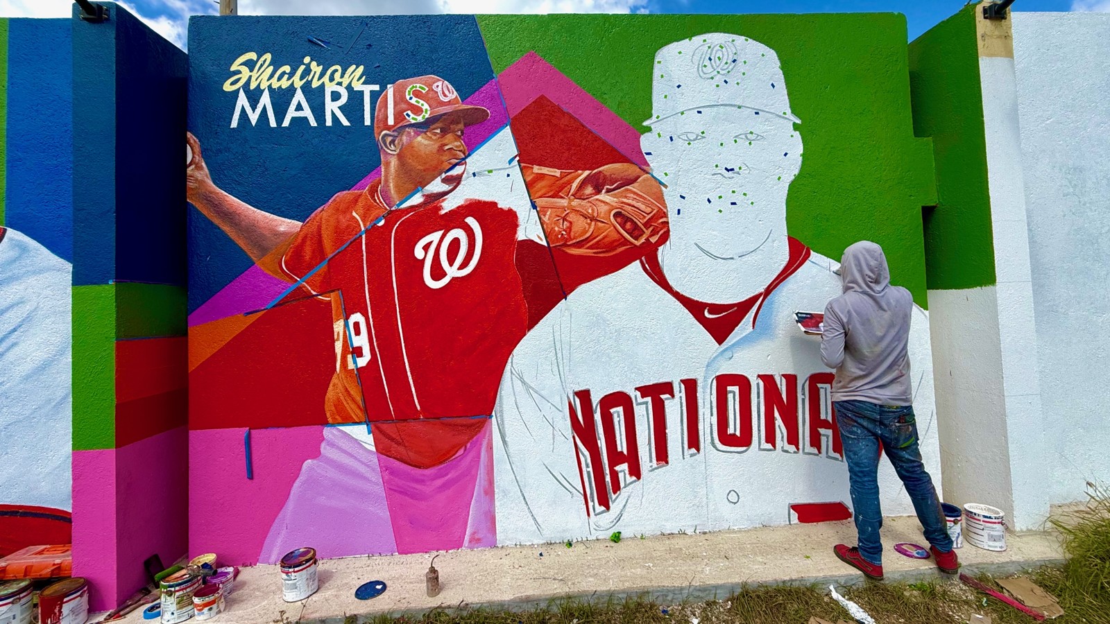 MLB Mural By Jhomar Loaiza - Image 1