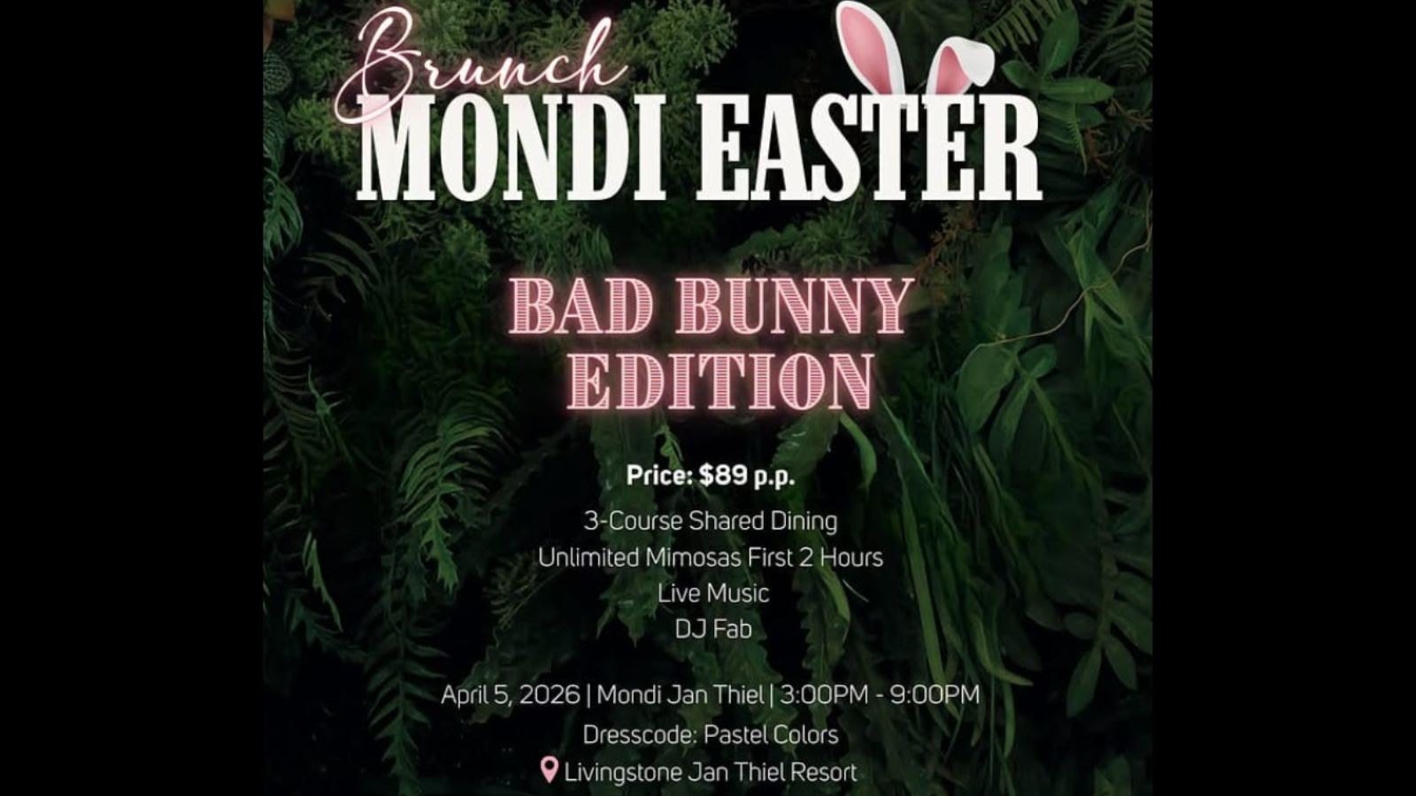 Brunch Mondi Easter – Bad Bunny Edition - Image 1
