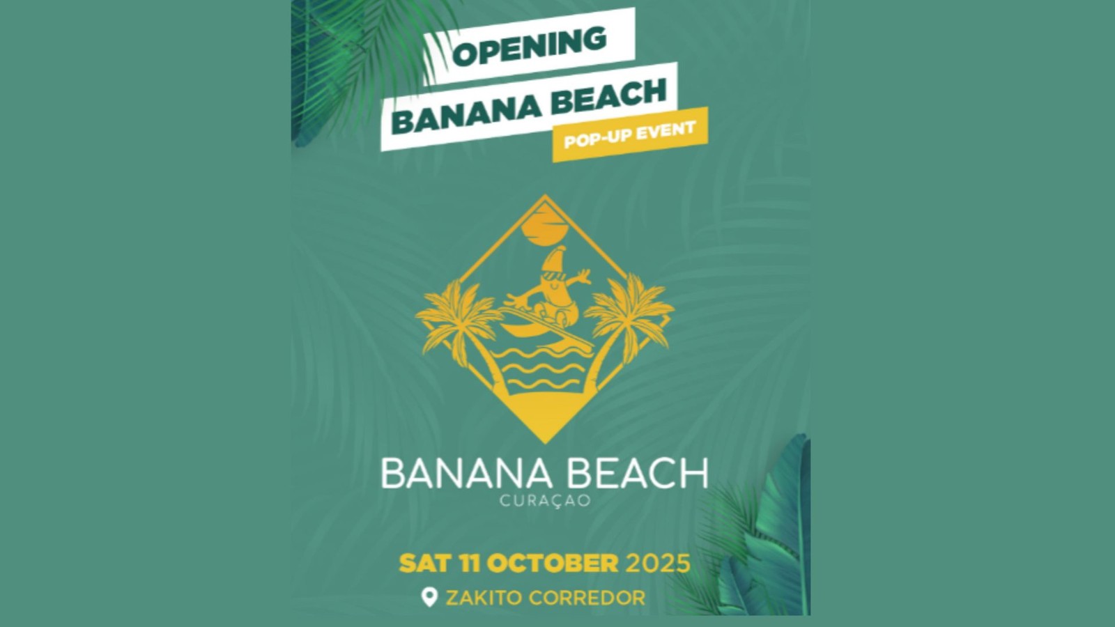 Banana Beach Grand Opening Pop-Up - Image 1