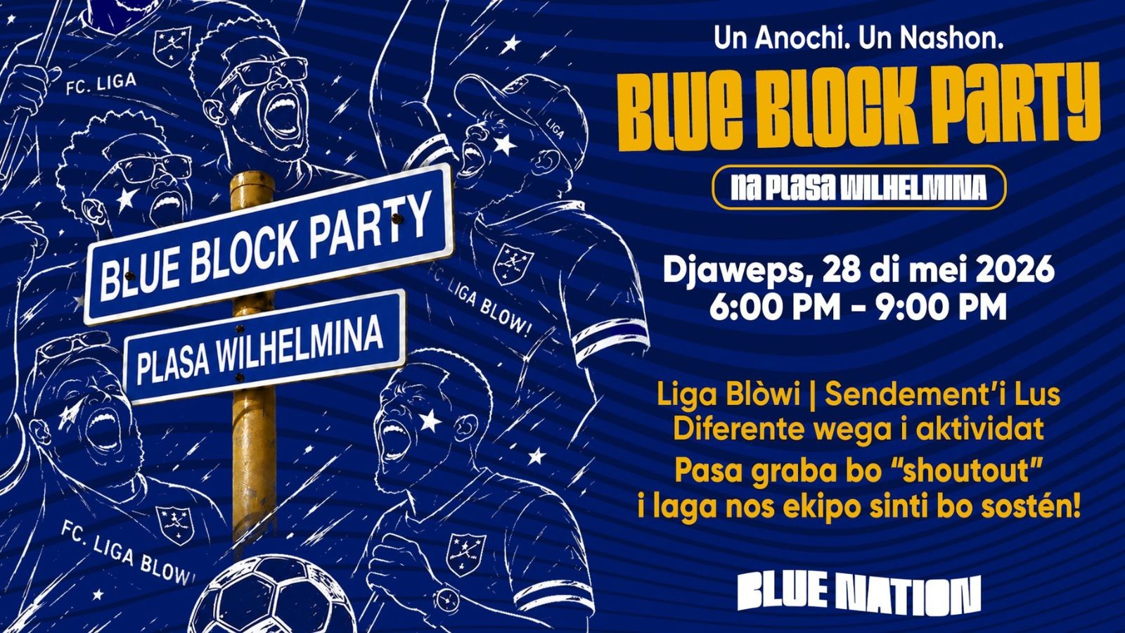 Blue Block Party – Plaza Wilhelmina - Image 1
