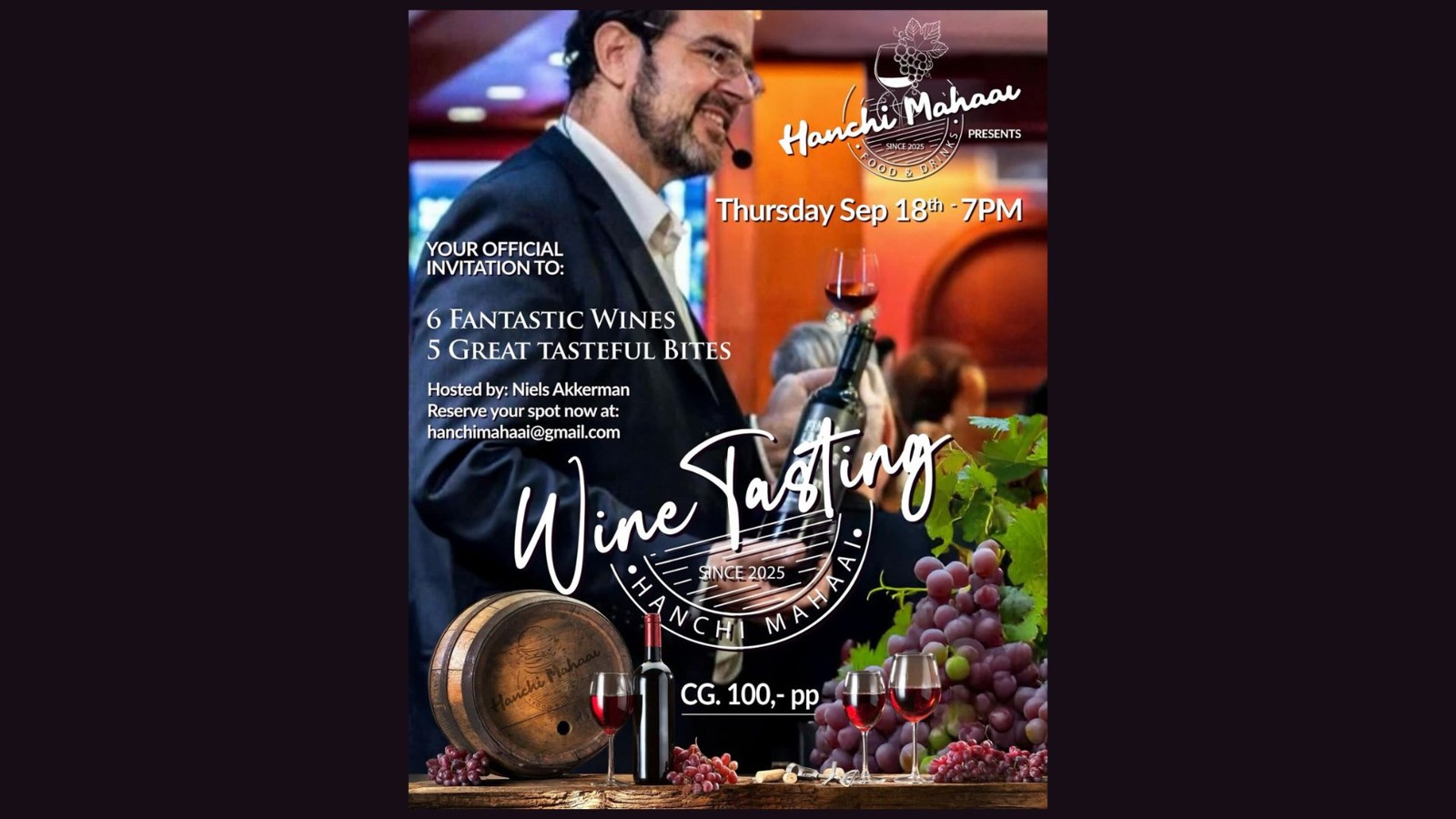 Wine Tasting at Hanchi Mahaai - Image 1