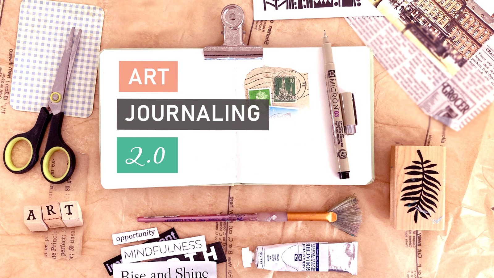 Art Journaling 2.0 at Peace of Art - Image 1