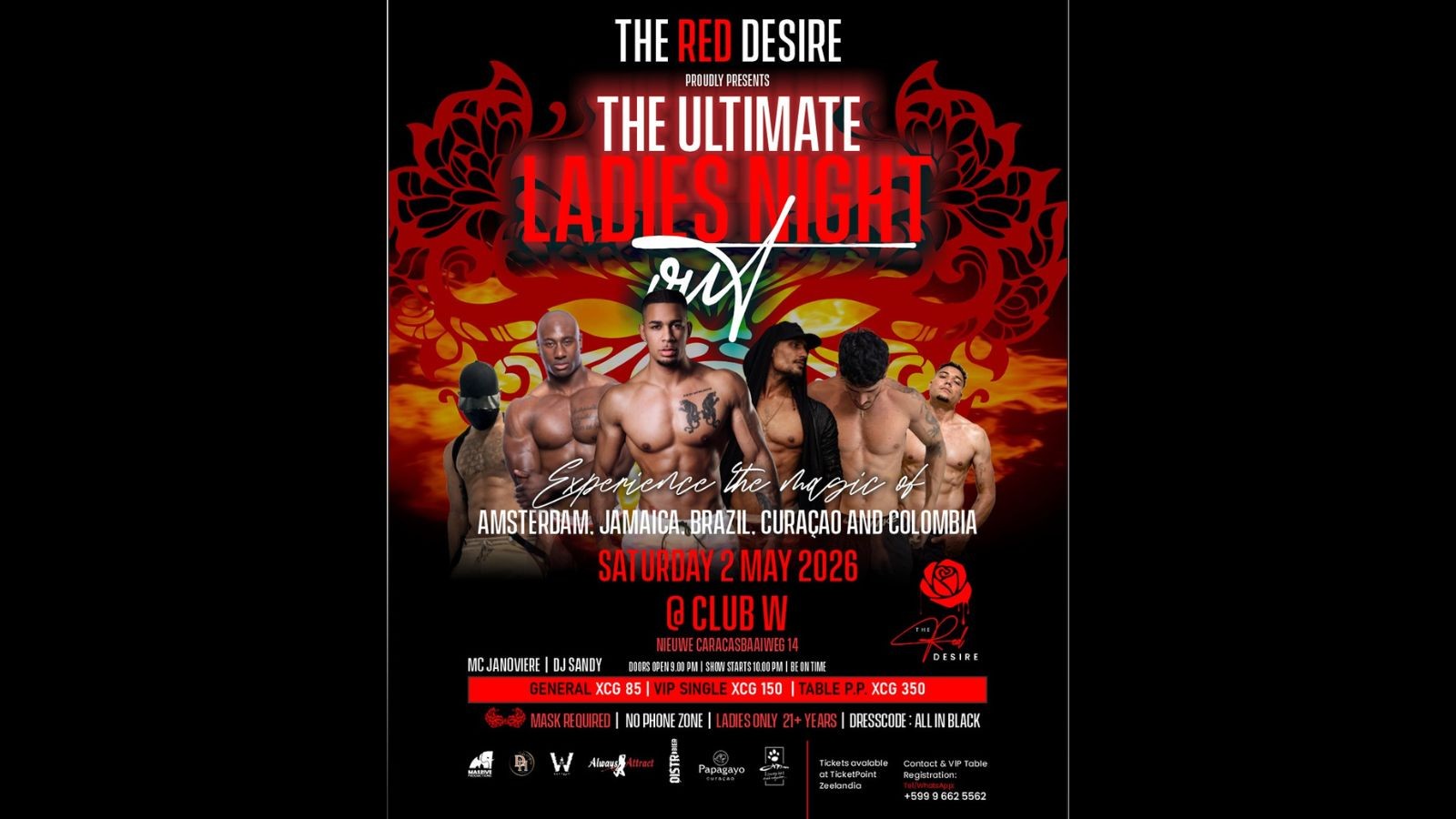 The Red Desire – Ultimate Ladies Night - Image 1