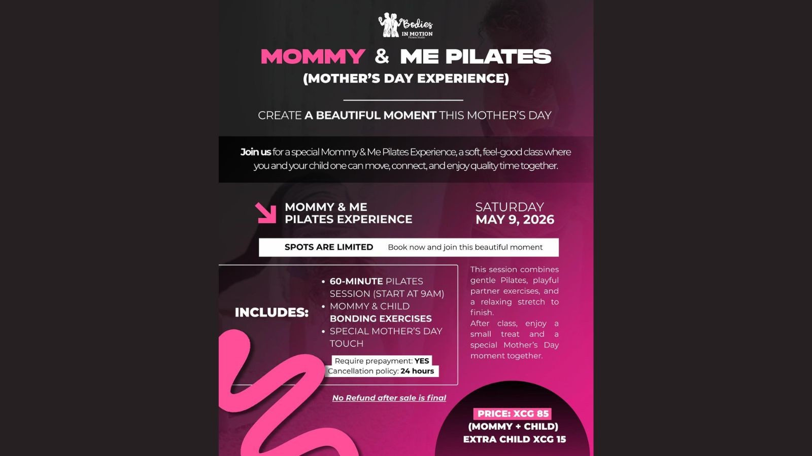 Mommy & Me Pilates – Bodies in Motion - Image 1