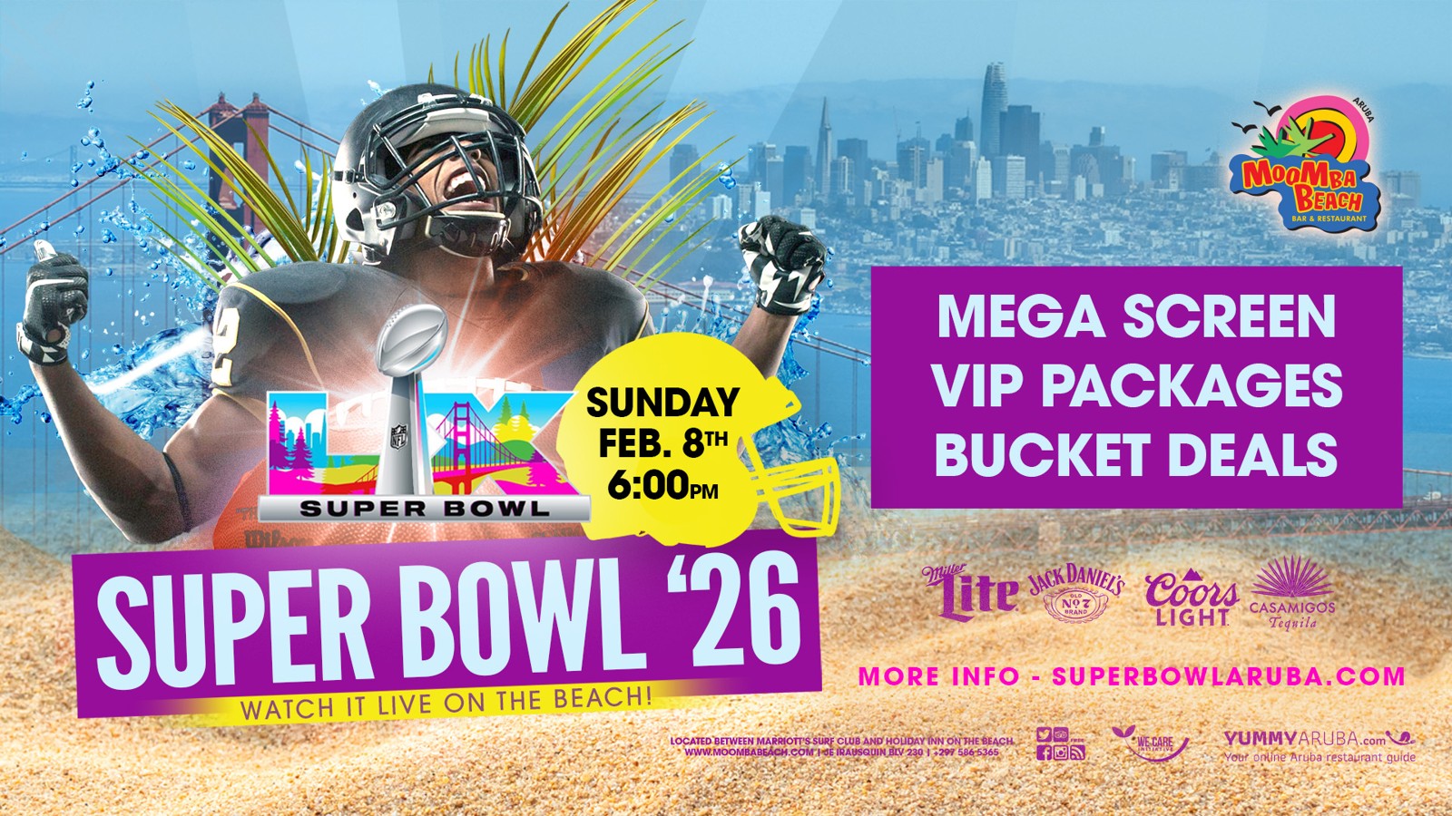 Super Bowl ’26 Live on the Beach - Image 1