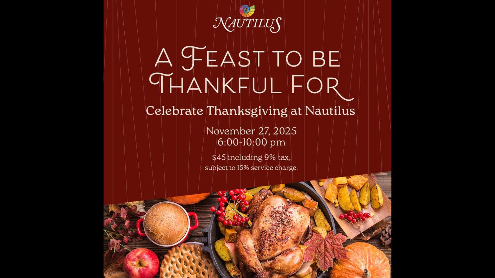 Nautilus Thanksgiving Buffet - Image 1