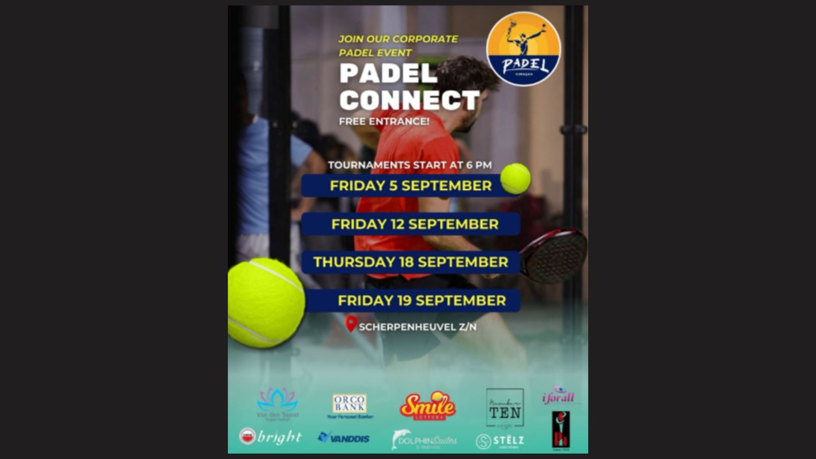 Padel Connect Tournaments – Friday 12th - Image 1