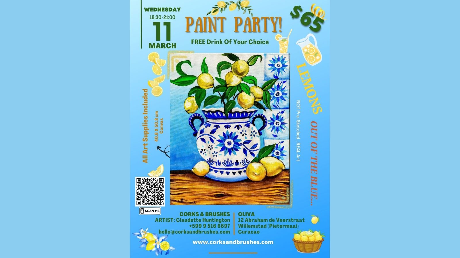 Paint Party – Corks & Brushes - Image 1