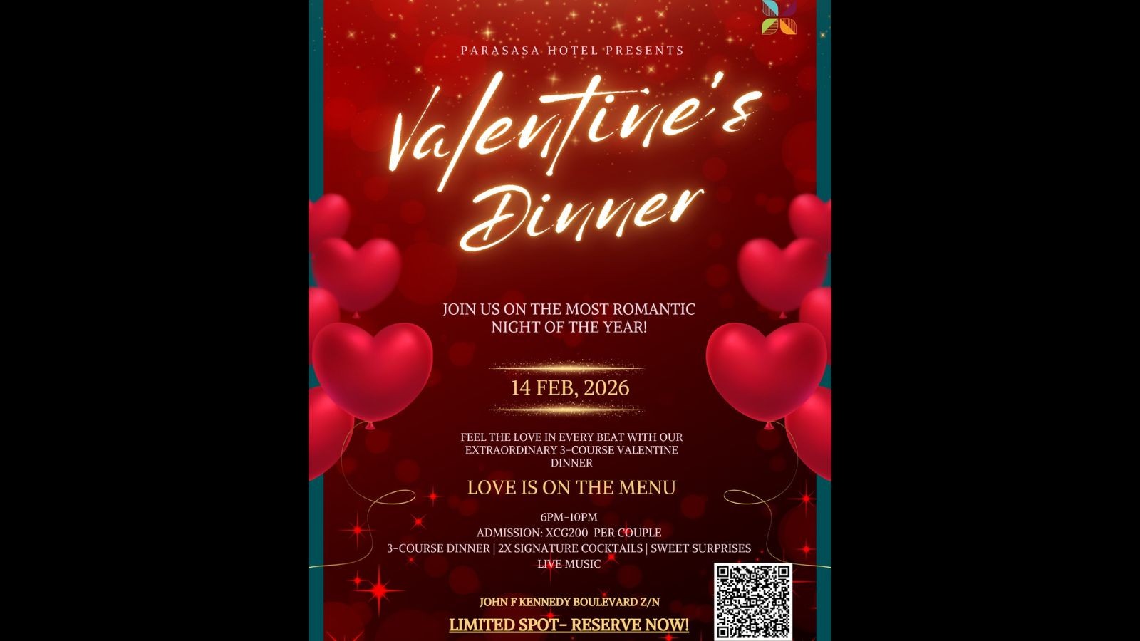 Valentine’s Dinner at Ocean Palm - Image 1