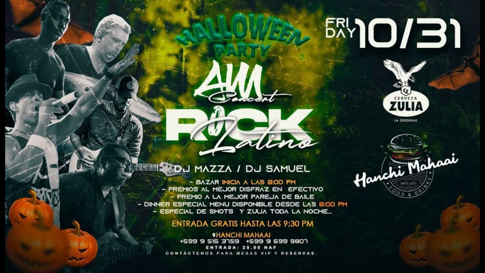 Halloween Rock Latino – Live at Hanchi Mahaai - Image 1