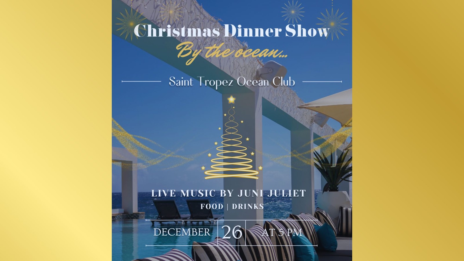 Christmas Dinner Show by the Ocean - Image 1
