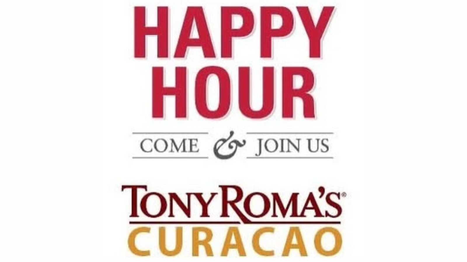 HAPPY HOUR - Tony Roma's - Image 1