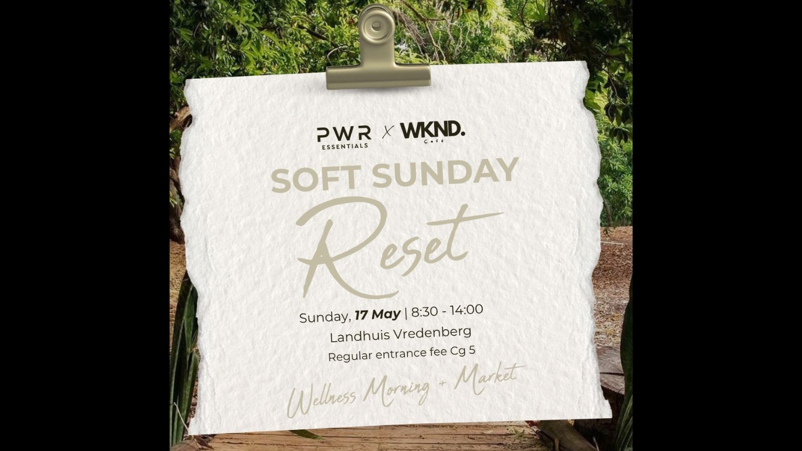 Soft Sunday Reset – PWR Essentials x WKND Café - Image 1