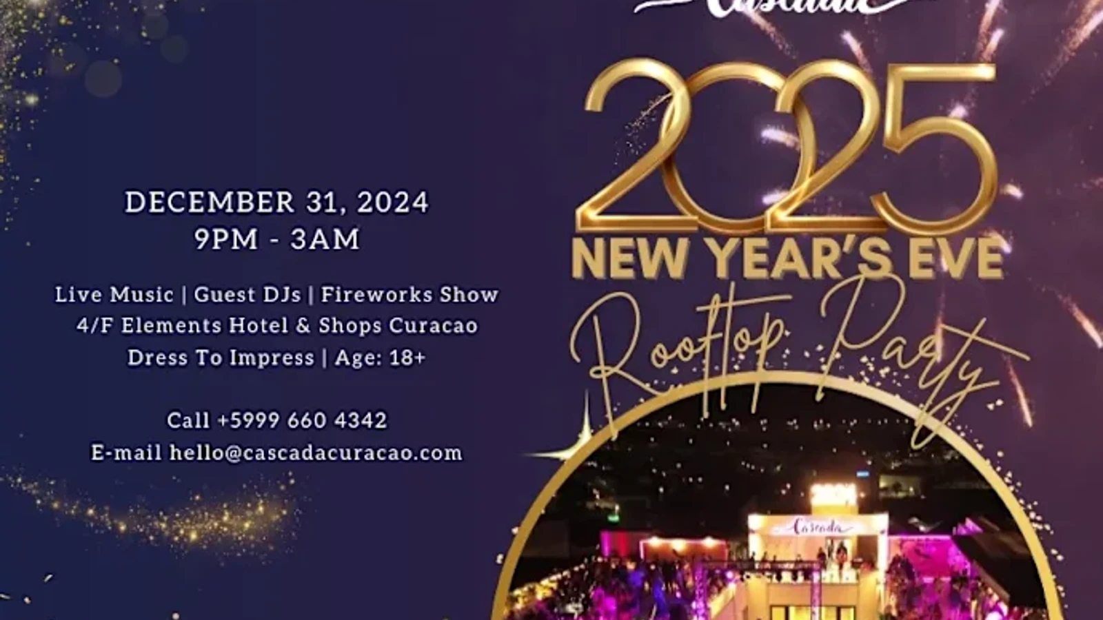 Cascada's 2026 NYE Rooftop Party - Image 1