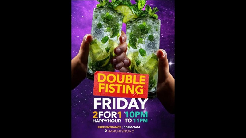 Double Fisting Friday – Gaze Bar & Lounge